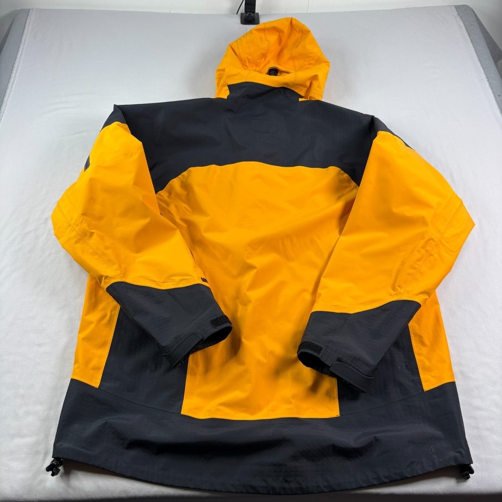 LL Bean Jacket Mens Large Yellow Gore Tex XCR Rain Water Resist Full Zip Outdoor - Picture 9 of 10